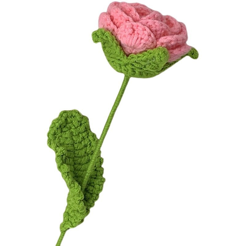 Handmade Crochet Cotton Rose Bouquet