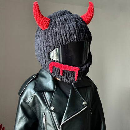 Handmade Crochet Motorcycle Helmet Cover
