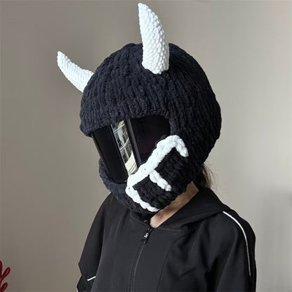 Handmade Crochet Motorcycle Helmet Cover