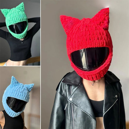 Handmade Crochet Motorcycle Helmet Cover