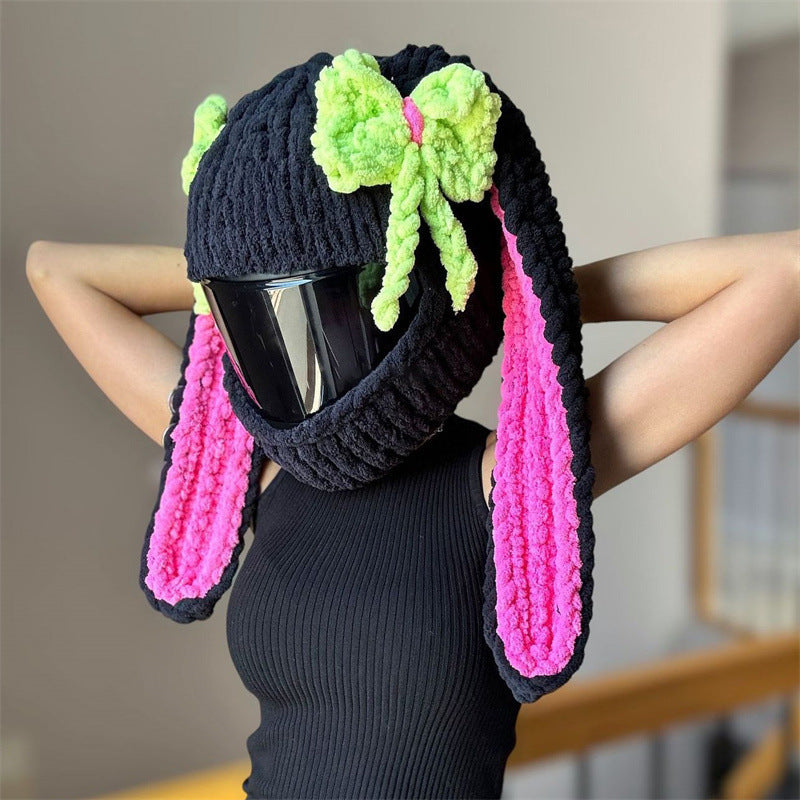 Handmade Crochet Motorcycle Helmet Cover