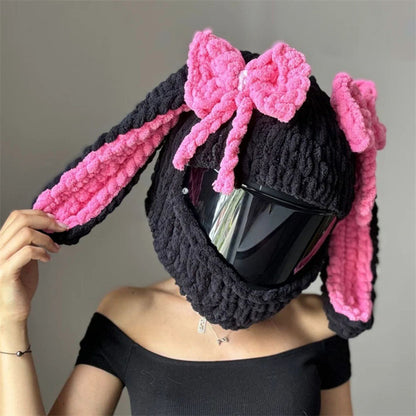 Handmade Crochet Motorcycle Helmet Cover