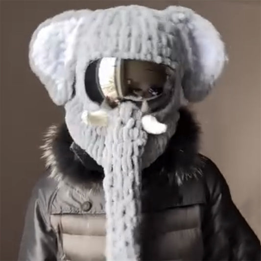 Handmade Crochet Motorcycle Helmet Cover