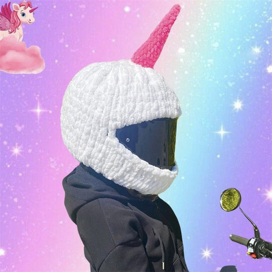 Handmade Crochet Motorcycle Helmet Cover