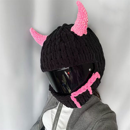 Handmade Crochet Motorcycle Helmet Cover