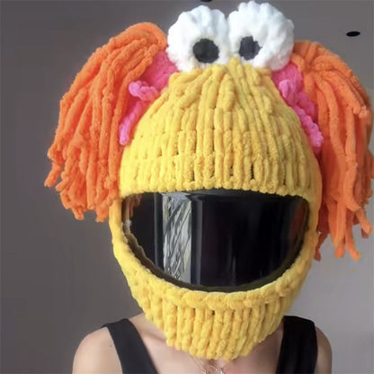 Handmade Crochet Motorcycle Helmet Cover