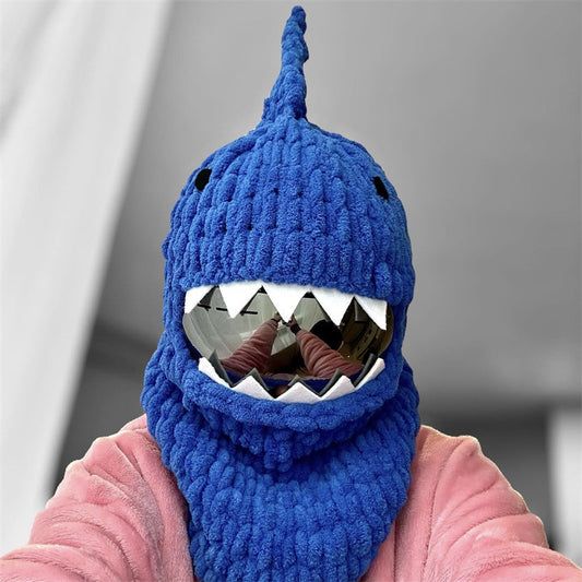 Handmade Crochet Motorcycle Helmet Cover