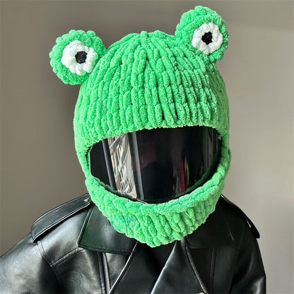 Handmade Crochet Motorcycle Helmet Cover