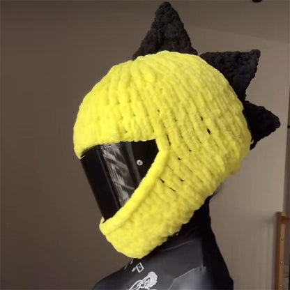 Handmade Crochet Motorcycle Helmet Cover