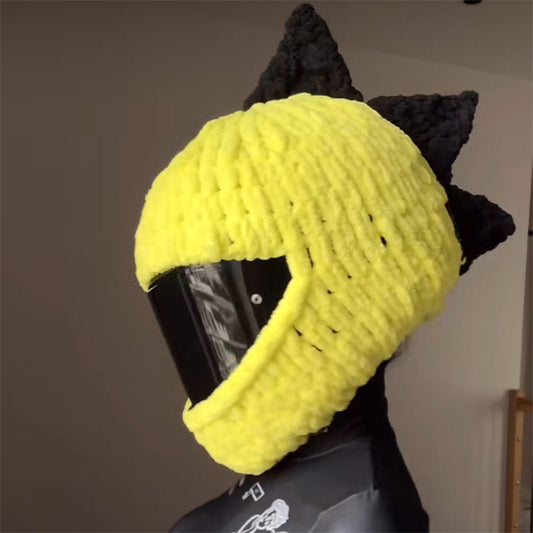 Handmade Crochet Motorcycle Helmet Cover