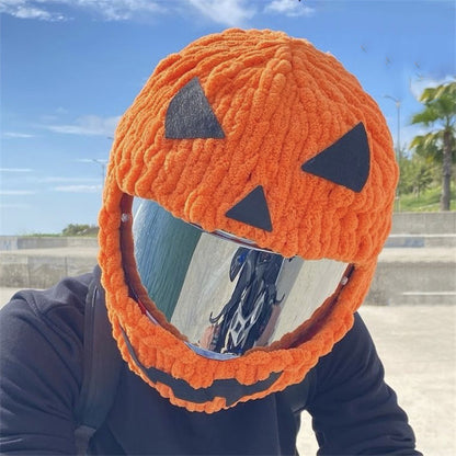 Handmade Crochet Motorcycle Helmet Cover
