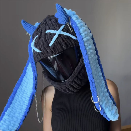 Handmade Crochet Motorcycle Helmet Cover