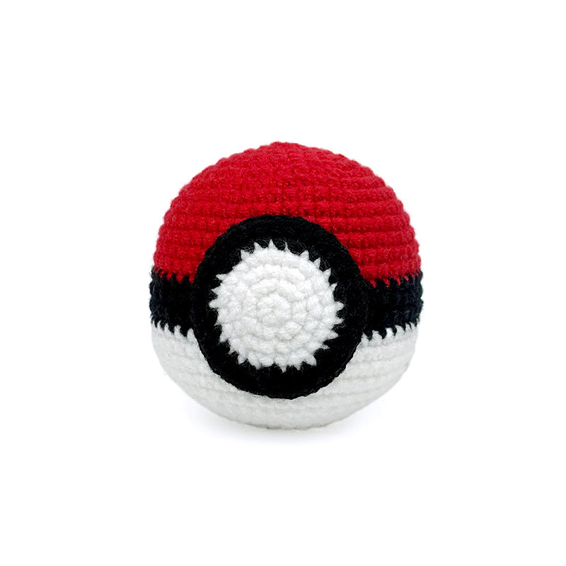 Handmade Crochet Plush Ball Keychain