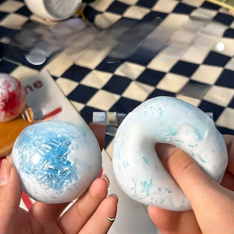 Handmade Crushed Ice Stress Ball