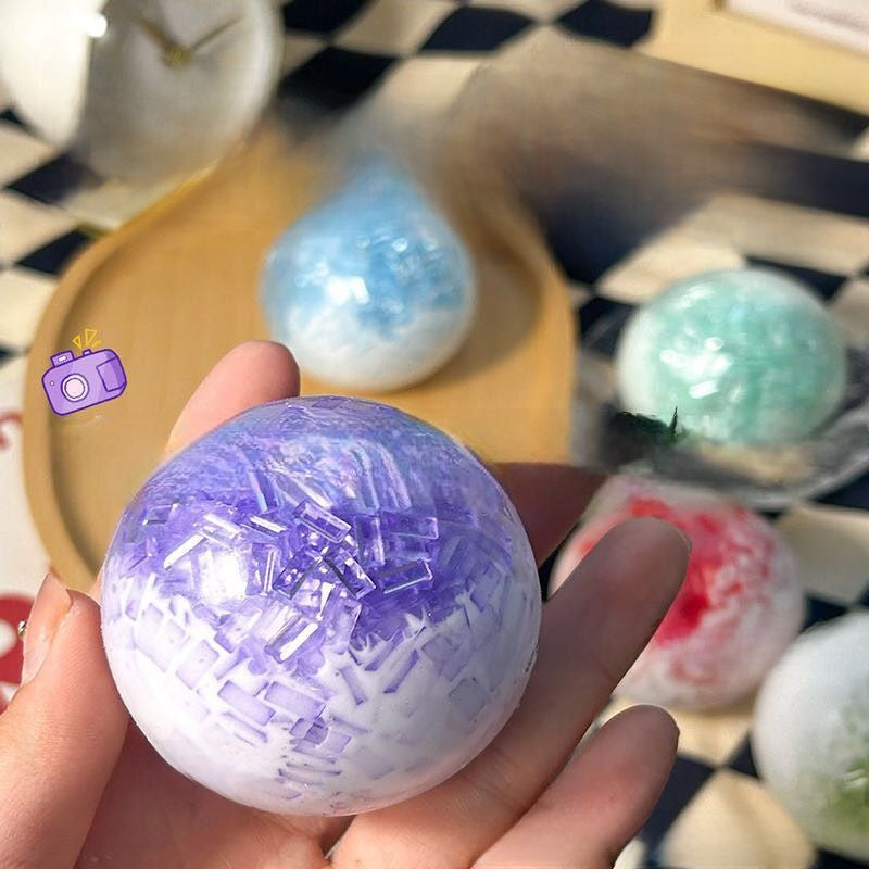 Handmade Crushed Ice Stress Ball