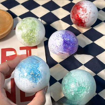 Handmade Crushed Ice Stress Ball