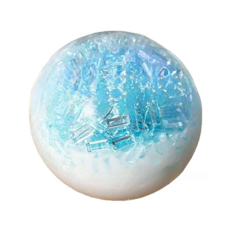 Handmade Crushed Ice Stress Ball