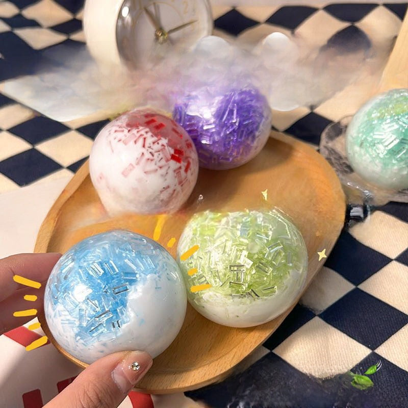 Handmade Crushed Ice Stress Ball