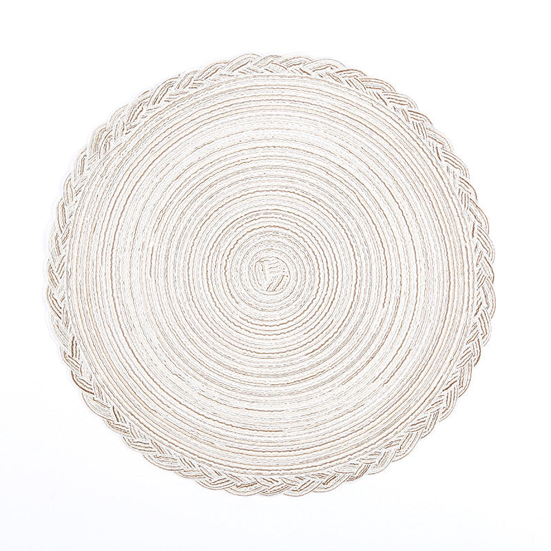 Handmade dinner plate mat