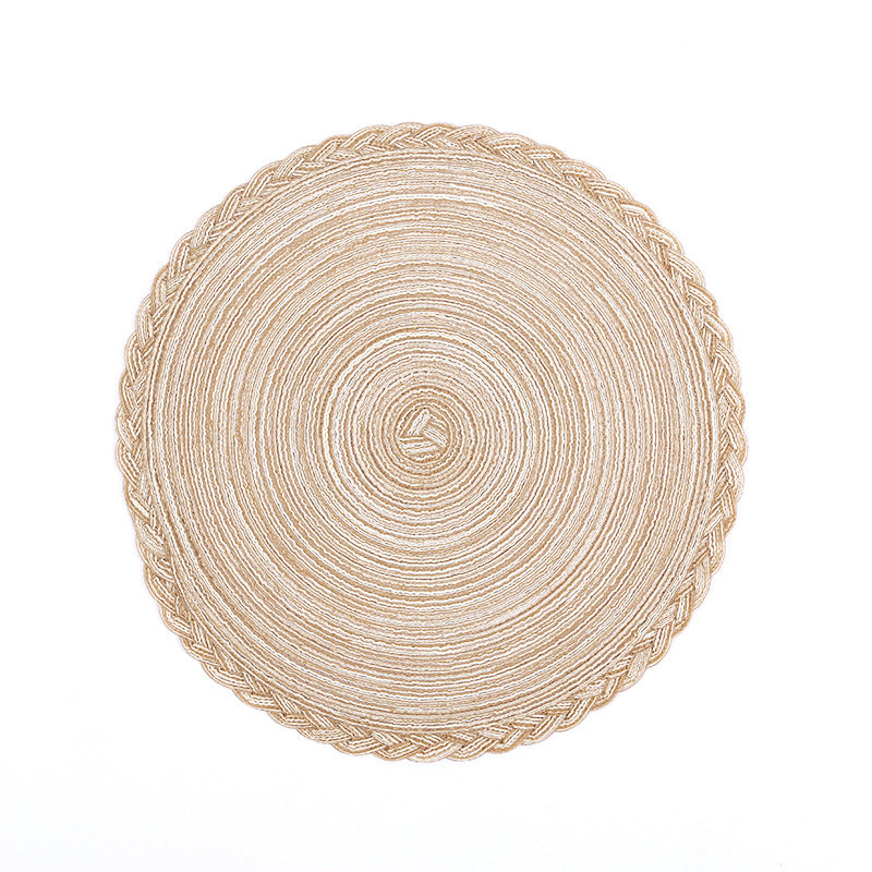 Handmade dinner plate mat