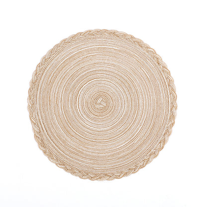 Handmade dinner plate mat