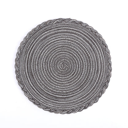 Handmade dinner plate mat