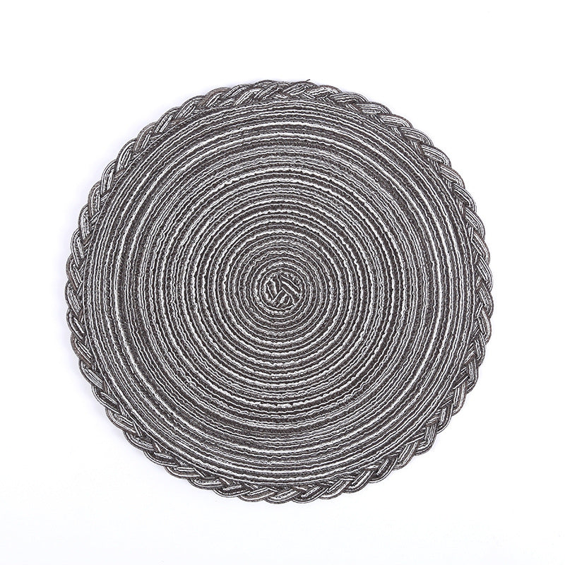 Handmade dinner plate mat