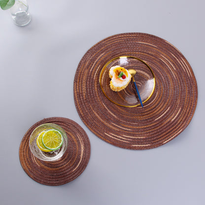 Handmade dinner plate mat