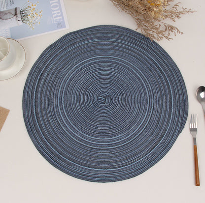 Handmade dinner plate mat