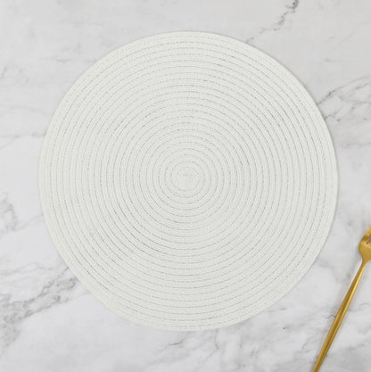 Handmade dinner plate mat