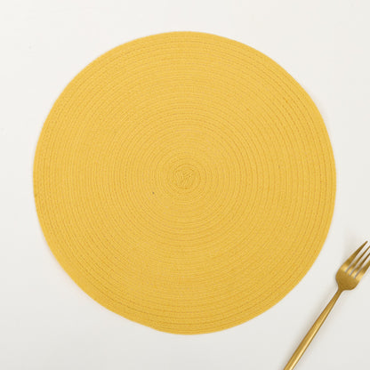 Handmade dinner plate mat