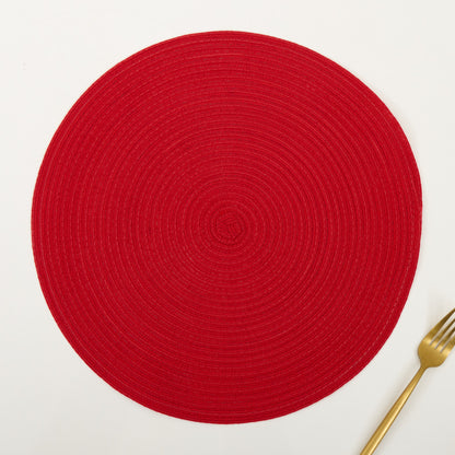 Handmade dinner plate mat