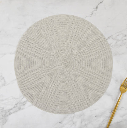 Handmade dinner plate mat