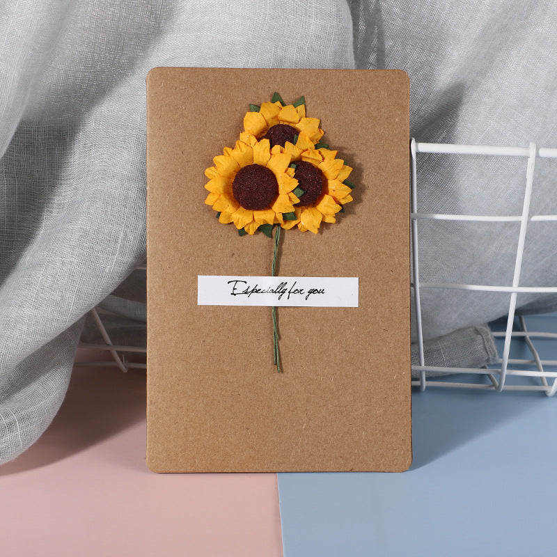 Handmade Dried Flower Greeting Cards