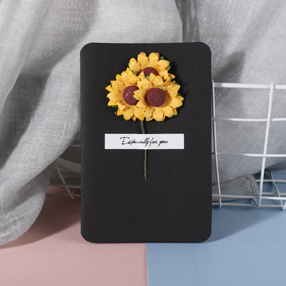 Handmade Dried Flower Greeting Cards