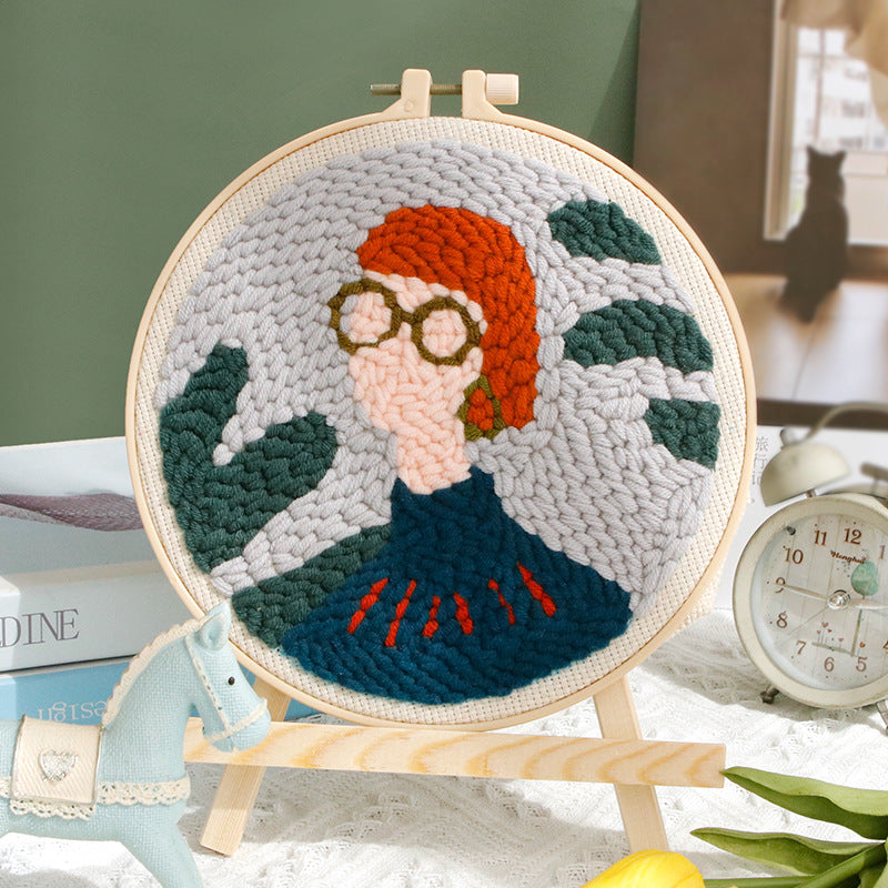 Handmade embroidery diy material bag