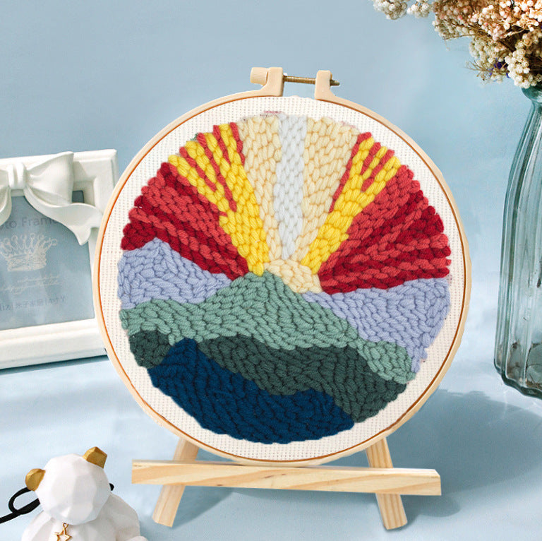 Handmade embroidery diy material bag