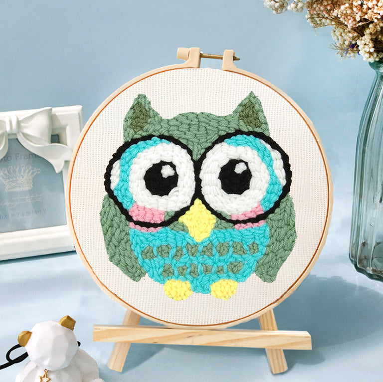 Handmade embroidery diy material bag
