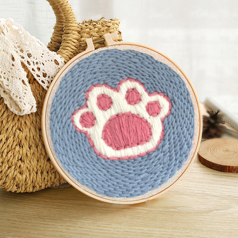 Handmade embroidery diy material bag