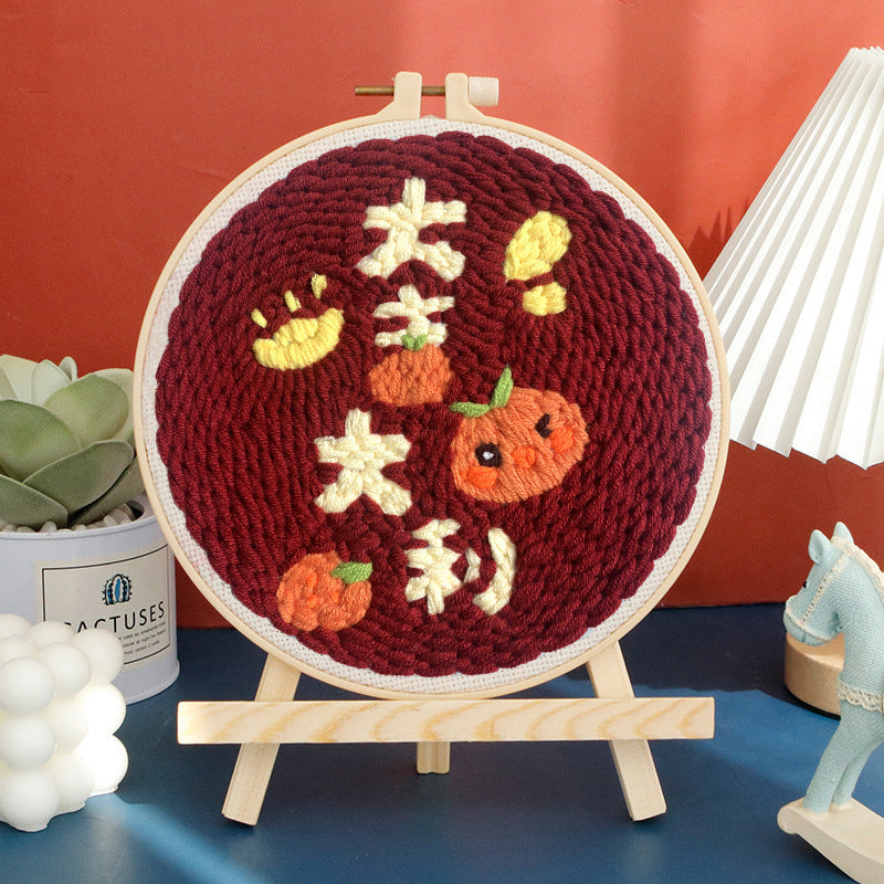 Handmade embroidery diy material bag