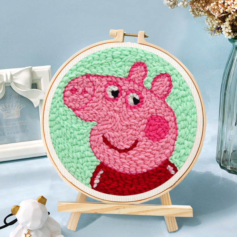Handmade embroidery diy material bag