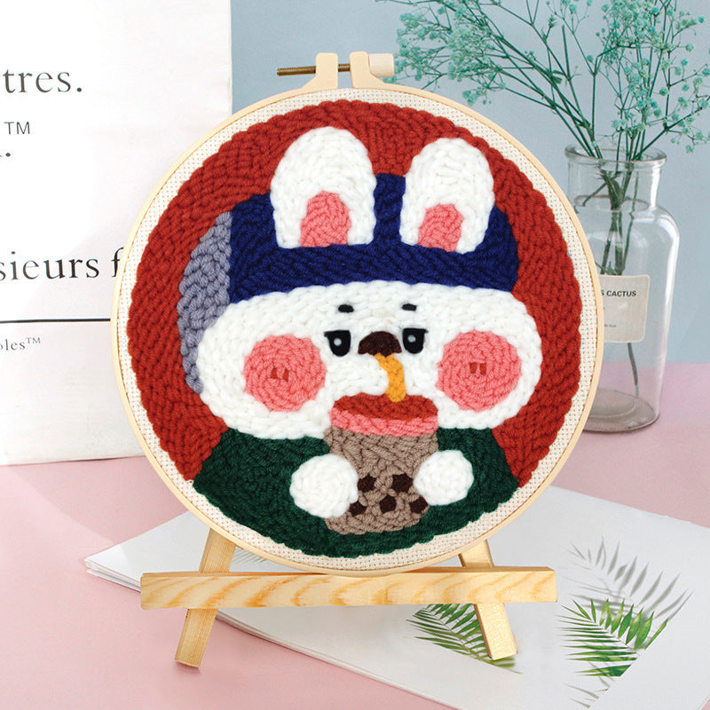 Handmade embroidery diy material bag