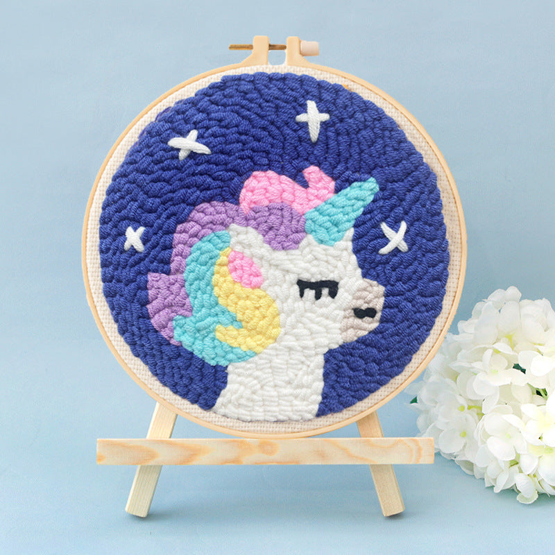 Handmade embroidery diy material bag