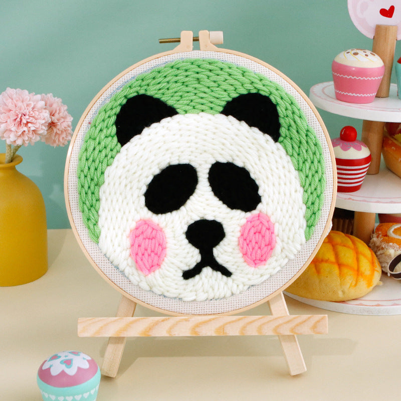 Handmade embroidery diy material bag