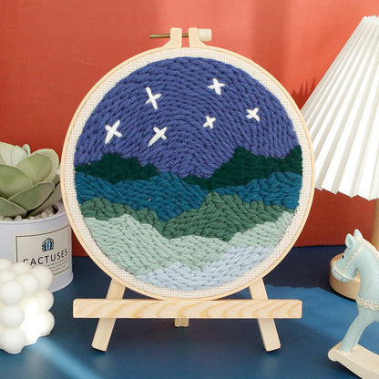 Handmade embroidery diy material bag