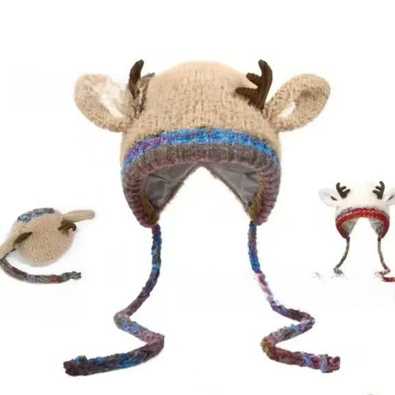 Handmade Festive Christmas Antler Hat