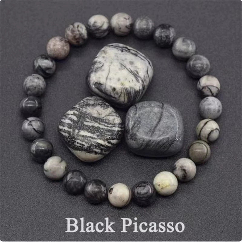 Handmade Gemstone Beaded Bracelet