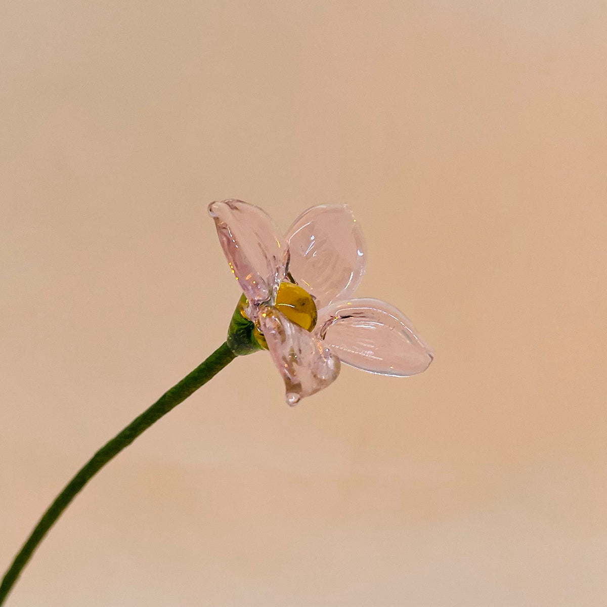 Handmade Glass Artificial Flower Mini Bouquet Decoration