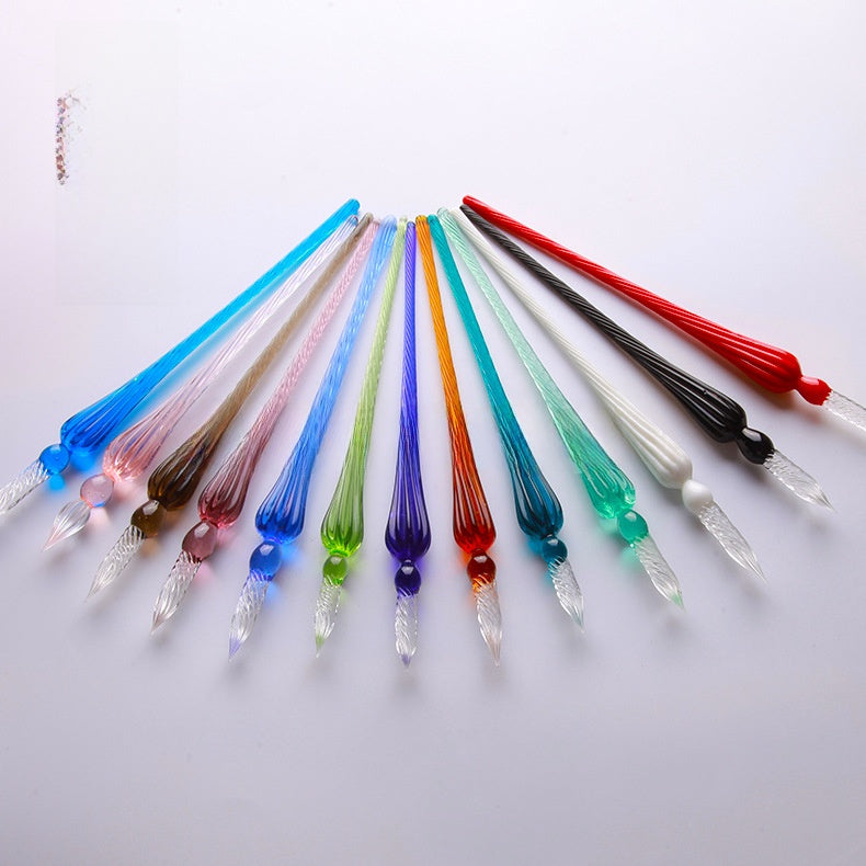 Handmade Glass Dip Pen for Calligraphy and Art