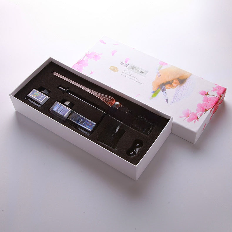 Handmade Glass Dip Pen for Calligraphy and Art